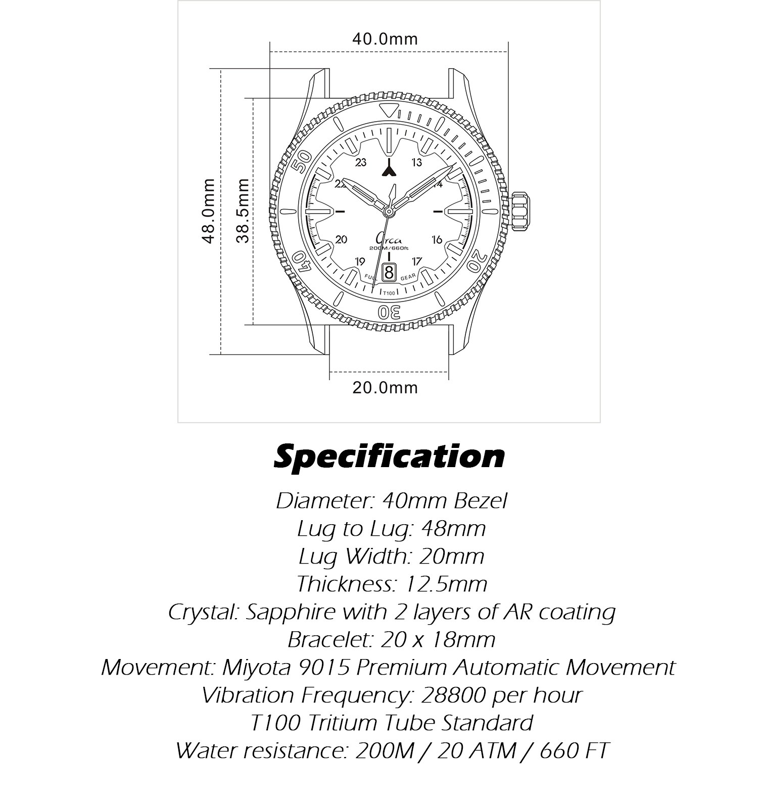 Self Photos / Files - Specification
