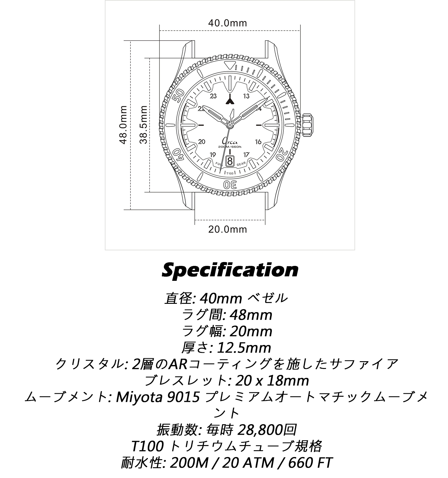 Self Photos / Files - Specification JP